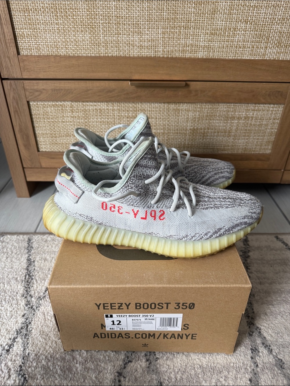 Yeezy Boost 350 V2 in Blue Tint